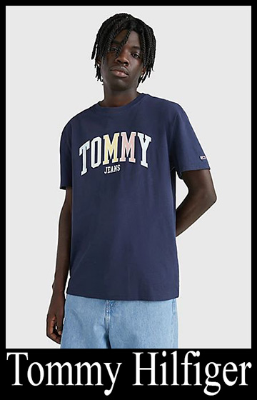 New arrivals Tommy Hilfiger t shirts 2023 men's fashion 3