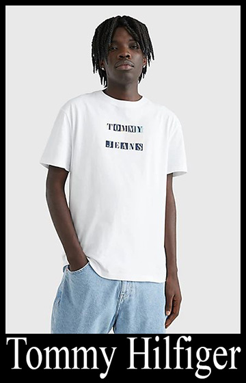 New arrivals Tommy Hilfiger t shirts 2023 men's fashion 4