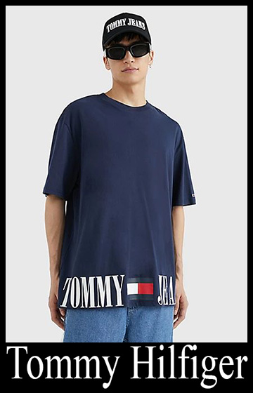 New arrivals Tommy Hilfiger t shirts 2023 men's fashion 9