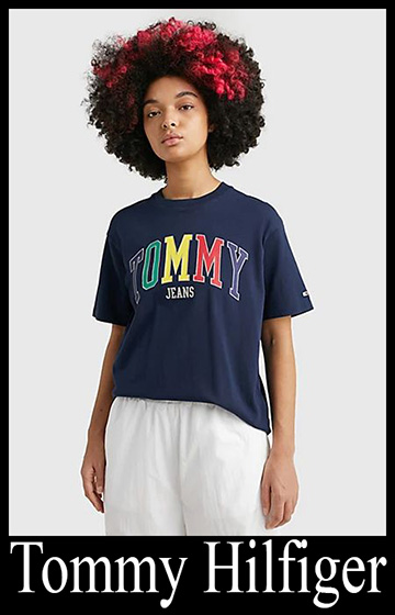 New arrivals Tommy Hilfiger t shirts 2023 women's fashion 3