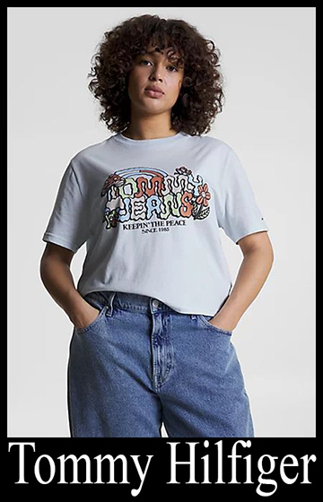 New arrivals Tommy Hilfiger t shirts 2023 women's fashion 5