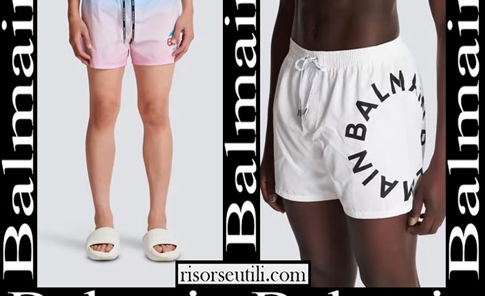 New arrivals Balmain swimwear 2023 men’s beachwear