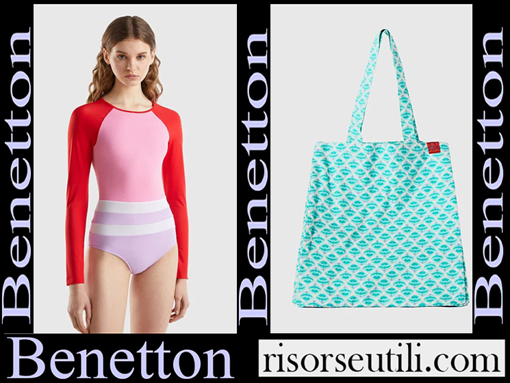 New arrivals Benetton beachwear 2024 women's swimwear