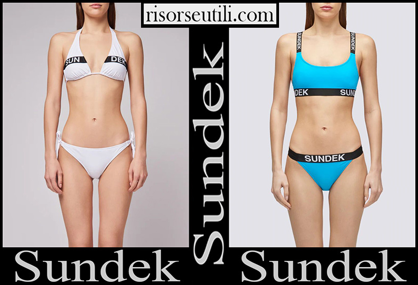 New arrivals Sundek bikinis 2024 women's swimwear