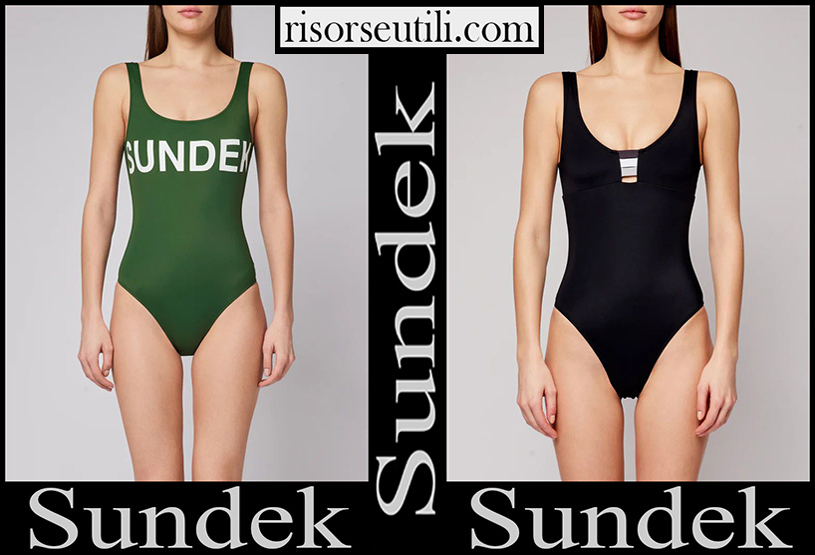 New arrivals Sundek swimsuits 2024 women's swimwear