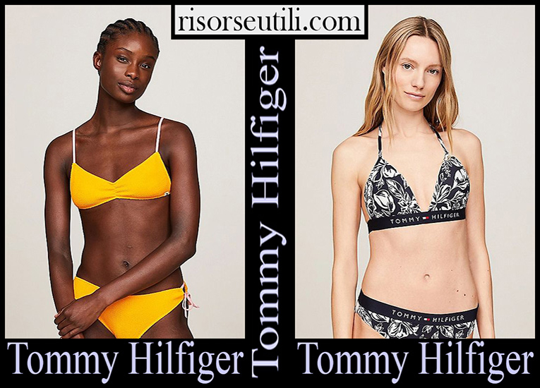 New arrivals Tommy Hilfiger bikinis 2024 women's swimwear