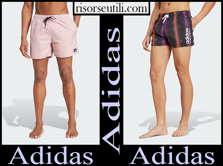 New arrivals Adidas swimwear 2024 men's beachwear