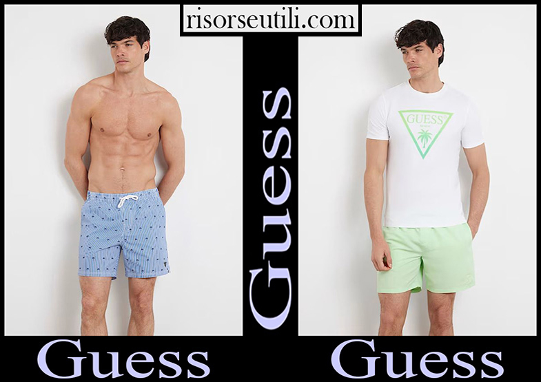 New arrivals Guess swimwear 2024 men's beachwear